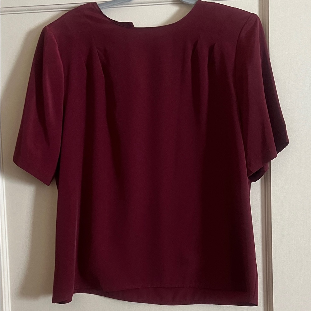 Chic Maroon Women's Blouse